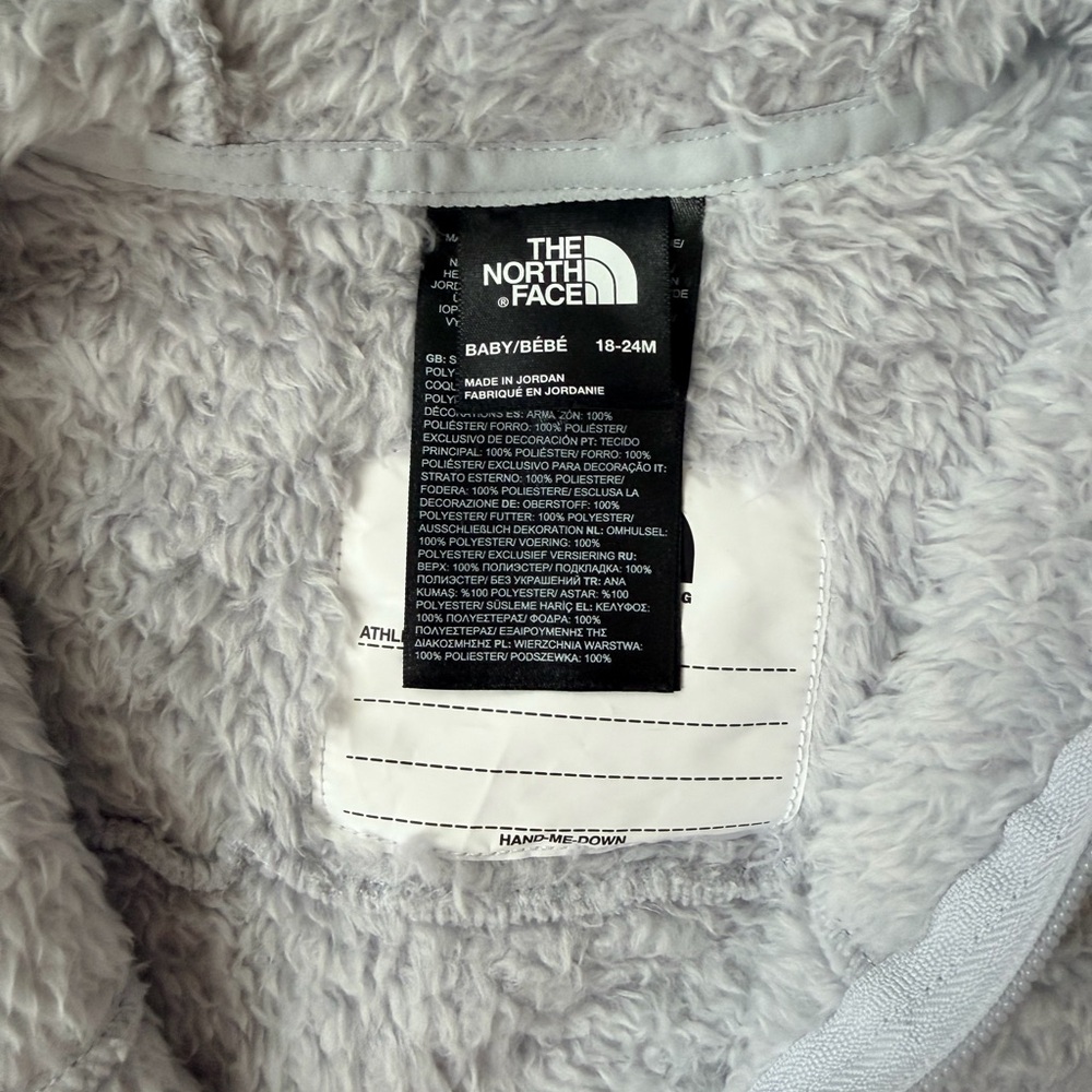 The North Face Baby Bear One Piece in Dusty Periwinkle - Picture 8 of 16